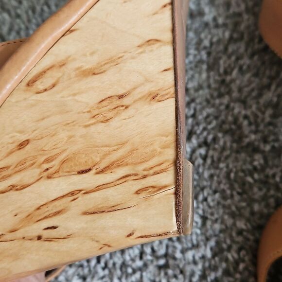 Prada Leather Wedge Heels 37 - Picture 6 of 7